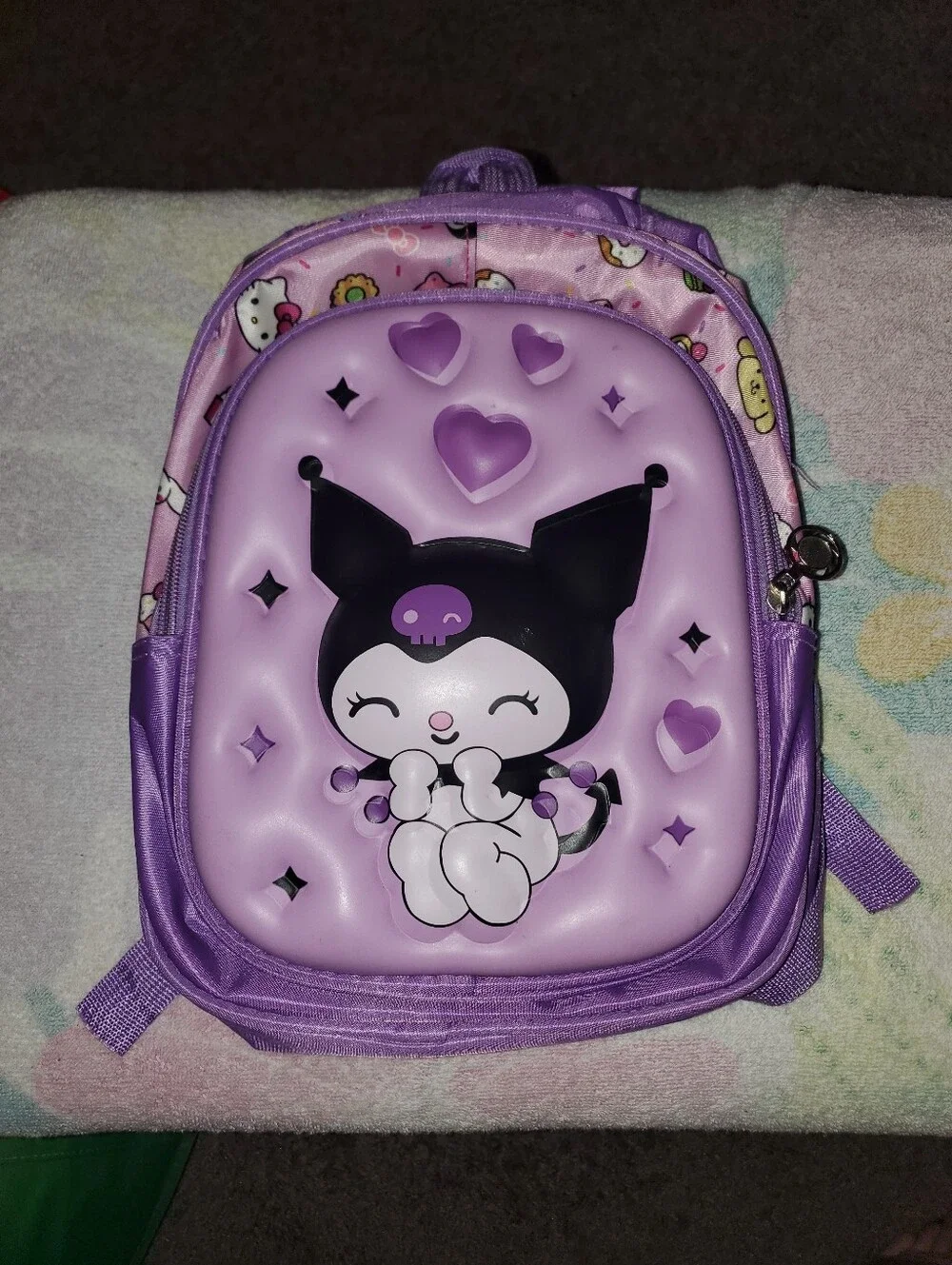 *New* Kuromi 3-D Medium Sized Backpack